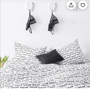 C'est Beau1872 Loved Print Duvet and Sham Set